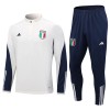 Italia Quarter Zip Training Huppari Suits 2023-24 Valkoinen - Miesten